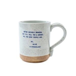 SUGARBOO - ALICE IN WONDERLAND MUG (NWOT) Famous Quote Coffee Mugs - 1st Edition